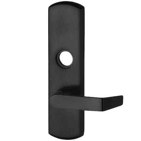 Von Duprin Lever Trim, Night Latch, Rim/Vertical Rod Prep, 06 Lever Style, Blk Painted Fnsh, Right Hand Reverse 996L-NL-06-R/V SPBLK RHR